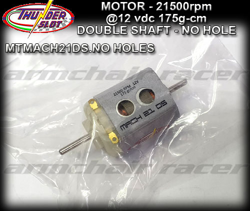 THUNDERSLOT MOTOR MTMACH21DS.NO - 21,500rpm motor double shaft
